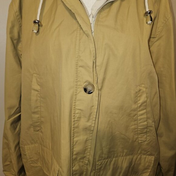 WILLOW LANE Reversible Hooded Rain Coat Jacket Ladies MEDIUM - Picture 4 of 13